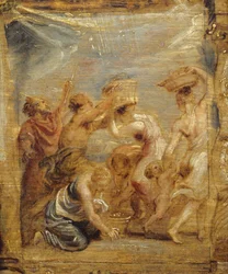 Israeliten sammeln Manna, ca. 1626-28